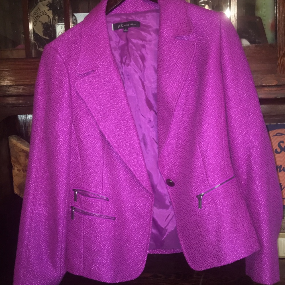Bright Magenta Anne Klein blazer!